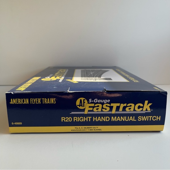 American Flyer Trains AF S-Gauge R20 Right Hand Manual Switch  6-49869 by Lionel - Picture 3 of 7